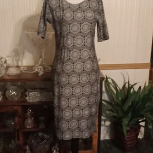 Beautiful black and White LuLaRoe dress.